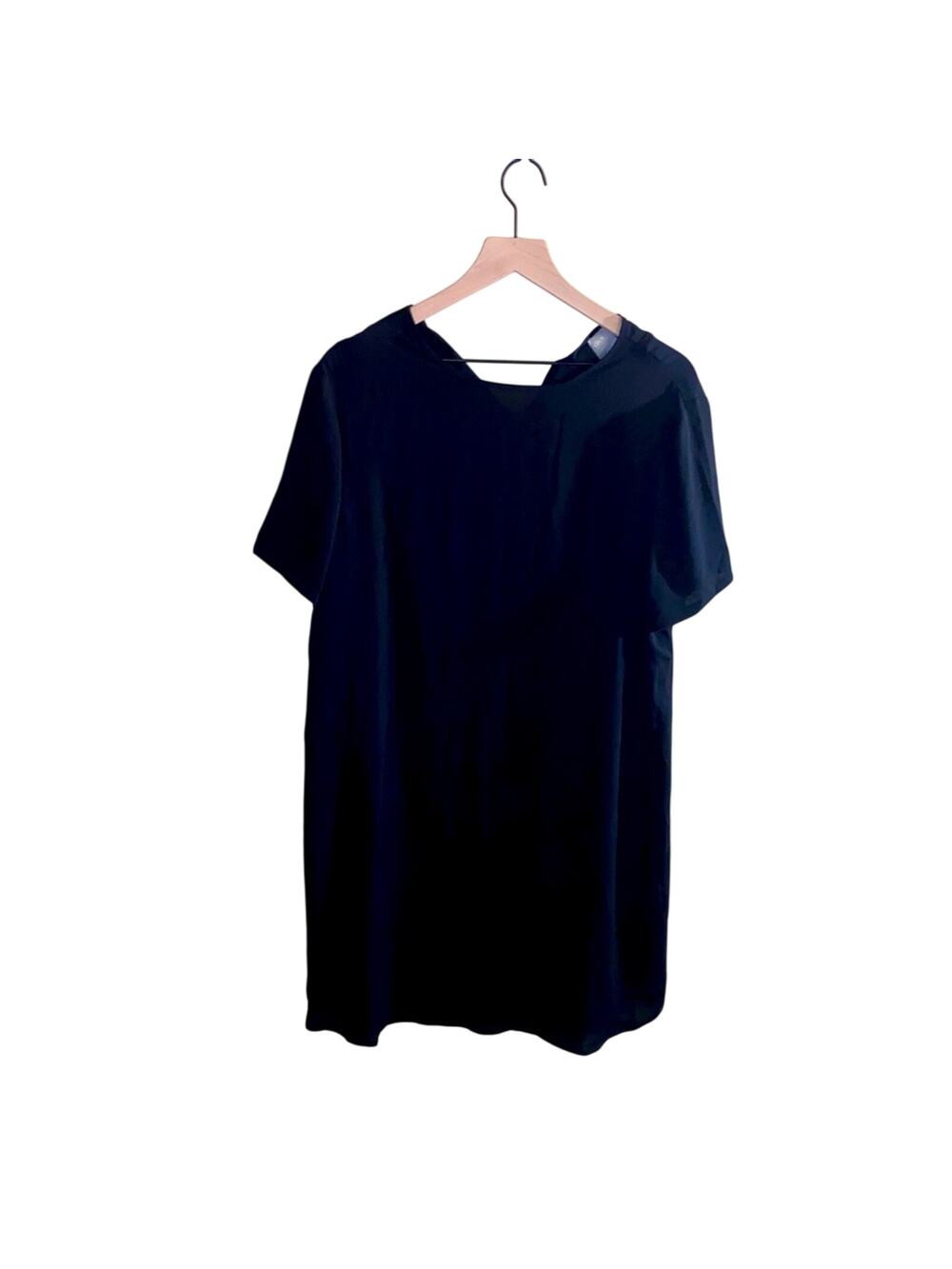 ASOS all black shift dress size 12